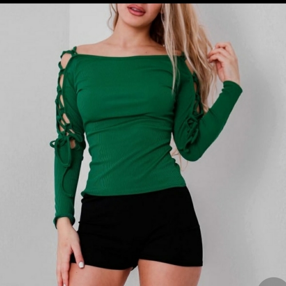 Tops - Sexy Corset Tie Top